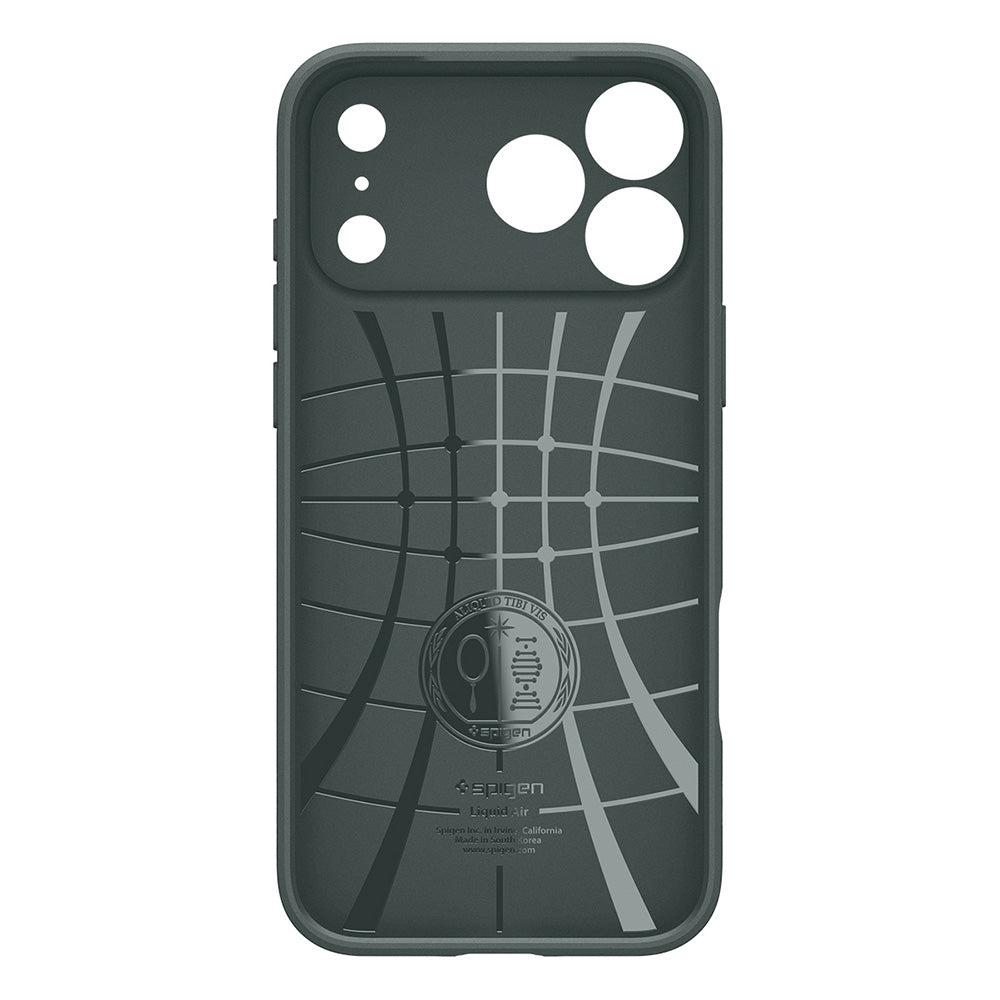 Husa de protectie Spigen Liquid Air compatibil cu iPhone 17 Pro / iPhone 18 Pro, Verde