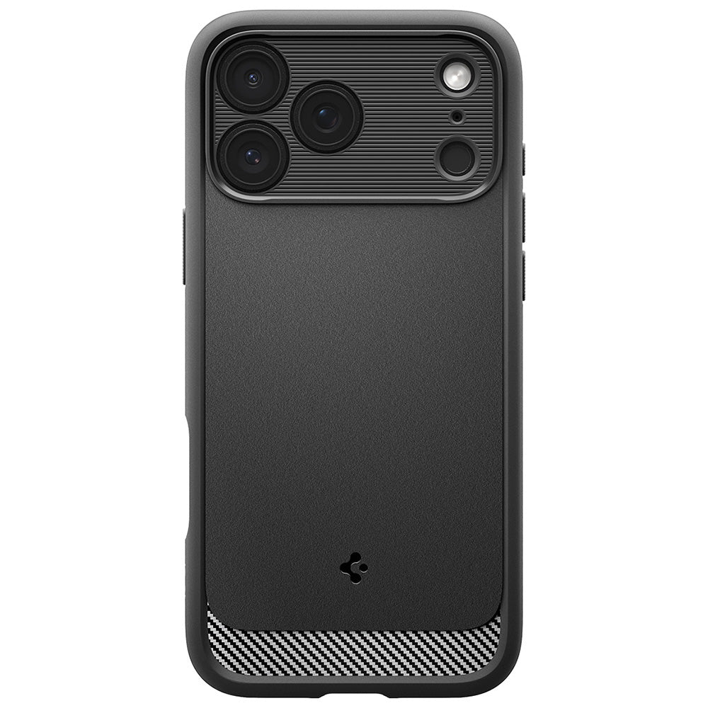 Husa de protectie Spigen Rugged Armor compatibil cu iPhone 17 Pro / iPhone 18 Pro, Negru