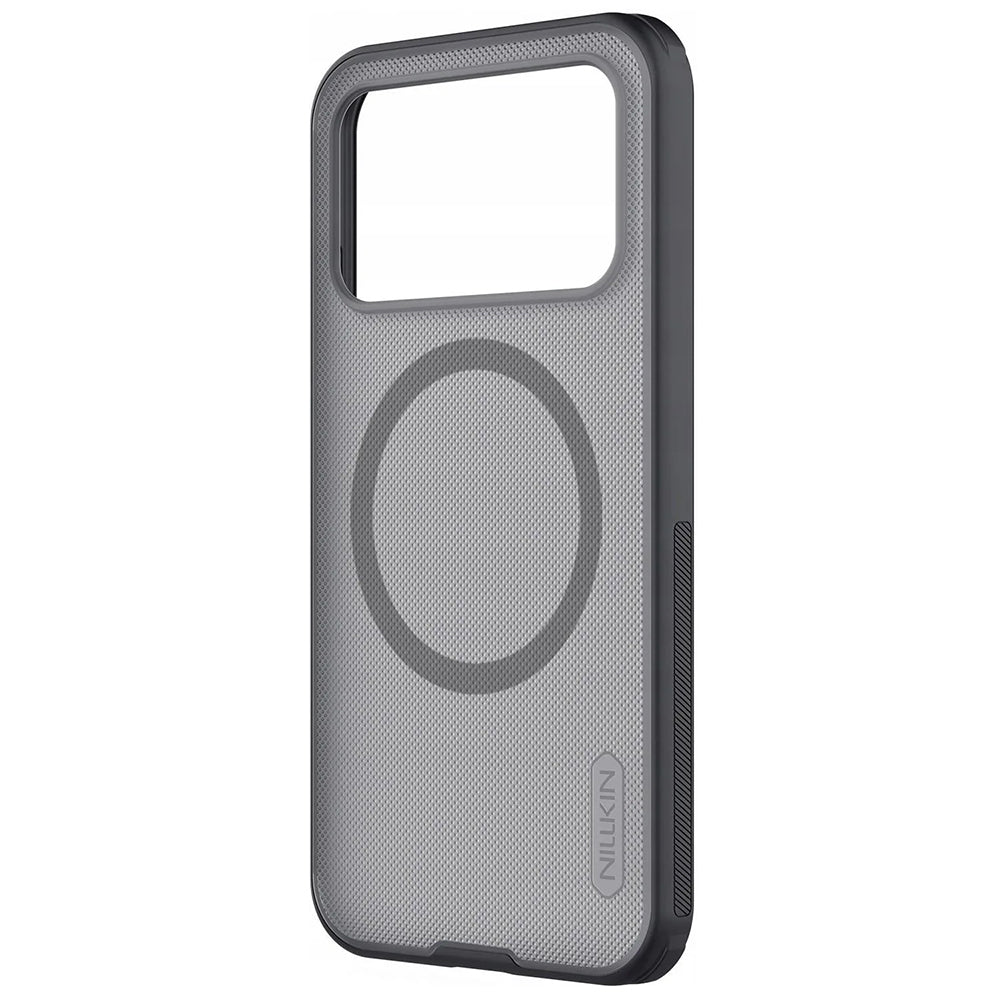 Husa de protectie Nillkin Super Frosted Shield Pro compatibil cu Xiaomi Poco F8 Pro, Negru Transparent