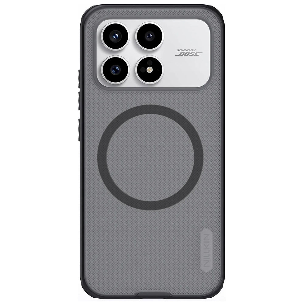 Husa de protectie Nillkin Super Frosted Shield Pro compatibil cu Xiaomi Poco F8 Pro, Negru Transparent