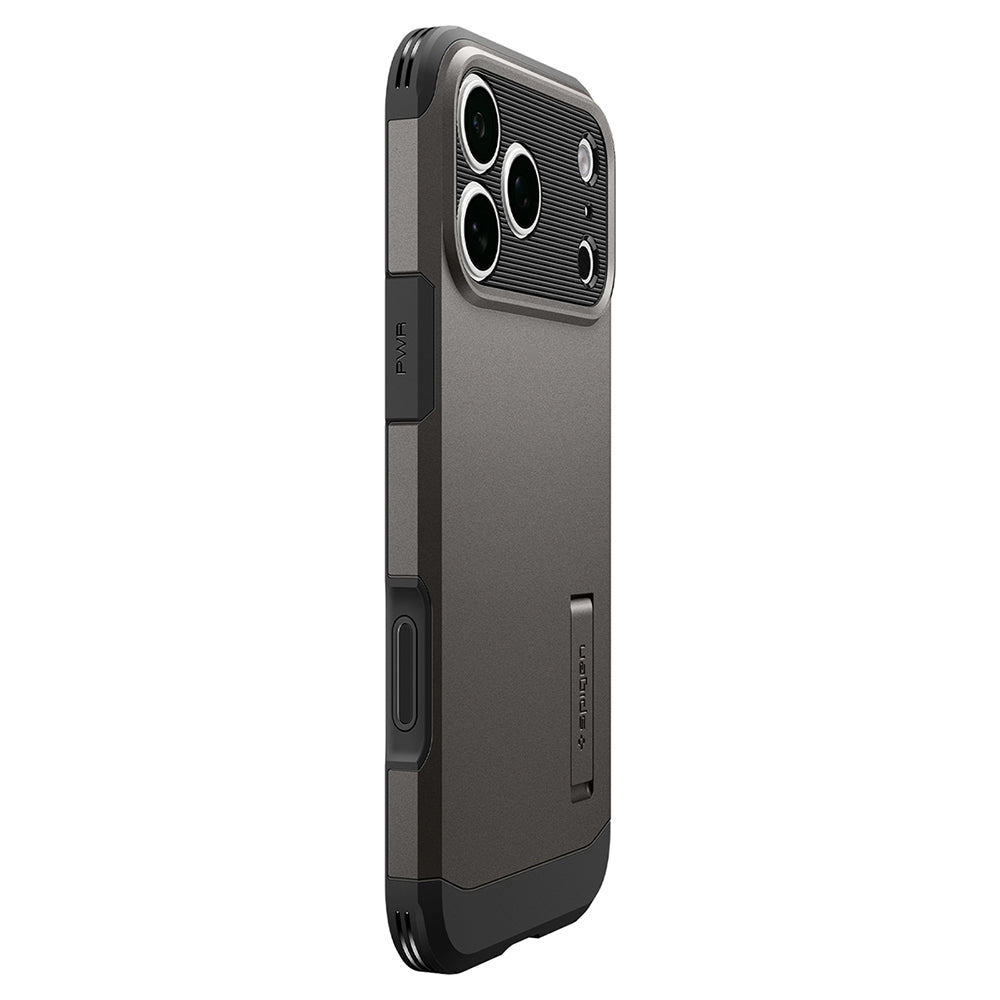 Husa de protectie Spigen Tough Armor compatibil cu iPhone 17 Pro Max / iPhone 18 Pro Max, Gri