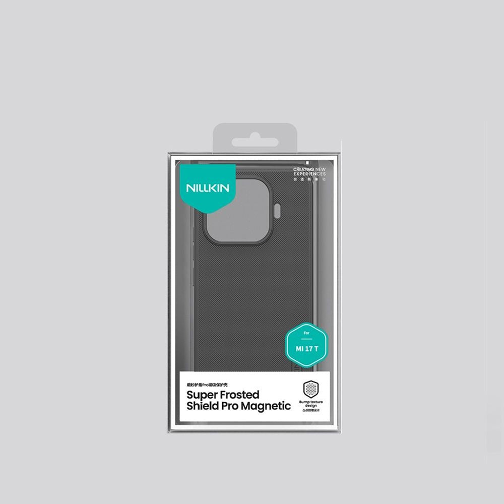 Husa de protectie Nillkin Super Frosted Shield Pro Magnetic compatibil cu Xiaomi 17T, Negru