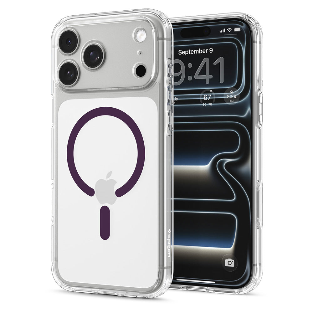 Husa de protectie Spigen Ultra Hybrid compatibil cu iPhone 17 Pro / iPhone 18 Pro, Transparent