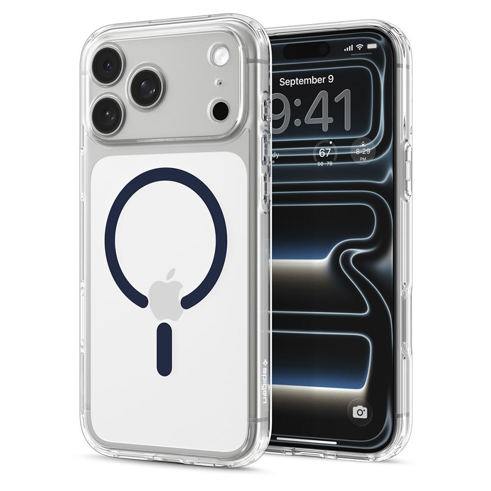 Husa de protectie Spigen Ultra Hybrid compatibil cu iPhone 17 Pro Max / iPhone 18 Pro Max, Albastru