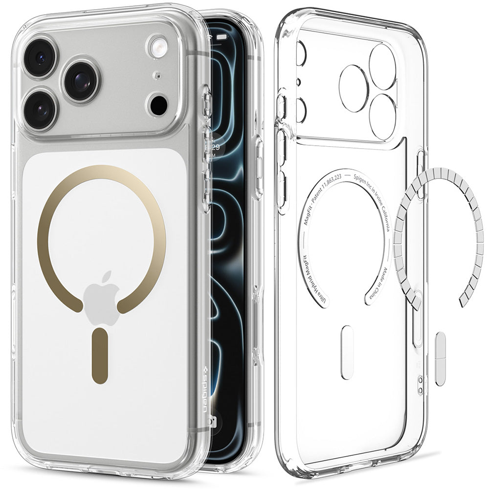 Husa de protectie Spigen Ultra Hybrid compatibil cu iPhone 17 Pro Max / iPhone 18 Pro Max, Auriu