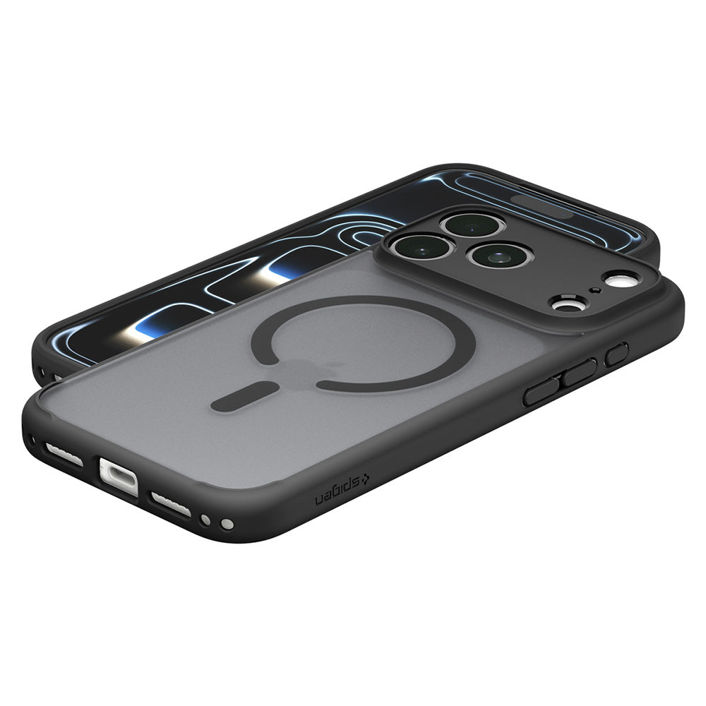 Husa de protectie Spigen Ultra Hybrid compatibil cu iPhone 17 Pro Max / iPhone 18 Pro Max, Negru