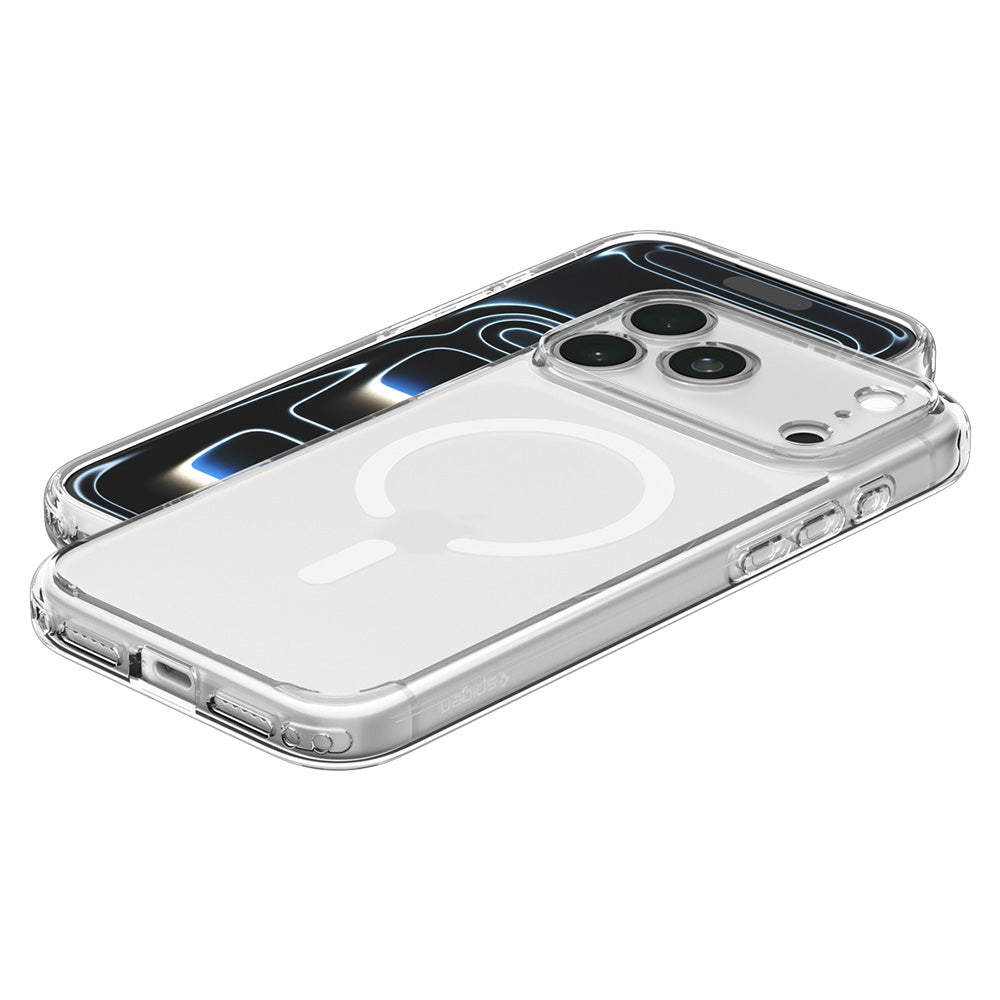 Husa de protectie Spigen Ultra Hybrid compatibil cu iPhone 17 Pro Max / iPhone 18 Pro Max, Alb
