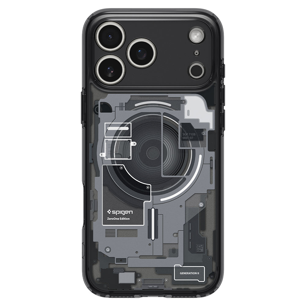 Husa de protectie Spigen Ultra Hybrid compatibil cu iPhone 17 Pro / iPhone 18 Pro, Negru