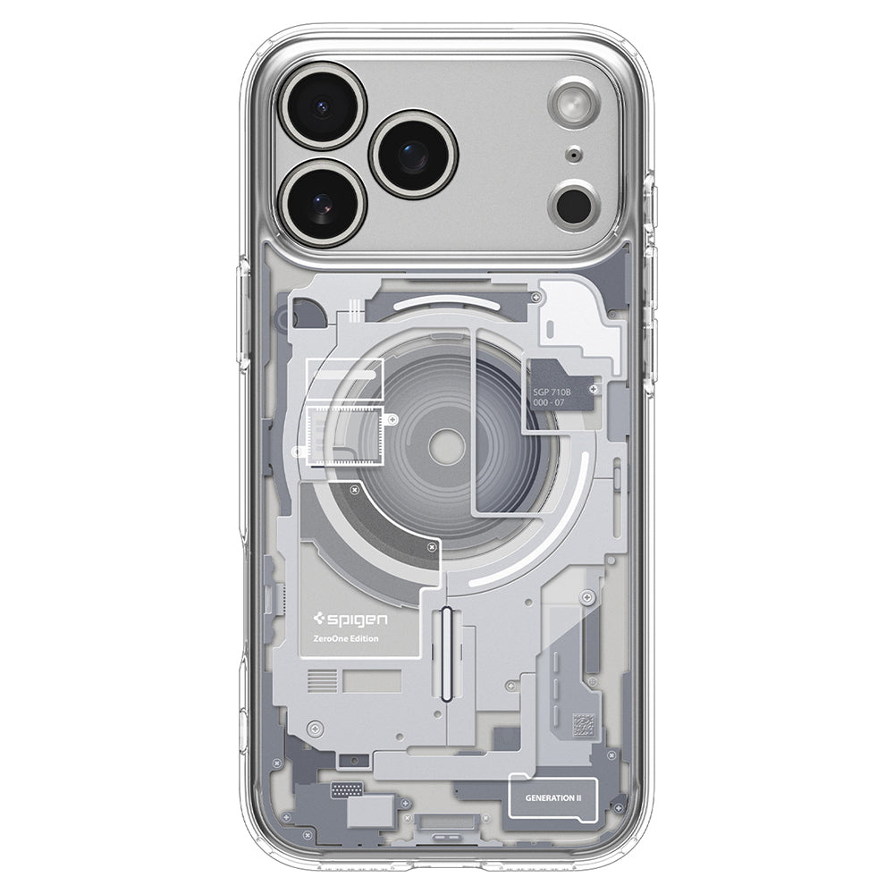 Husa de protectie Spigen Ultra Hybrid compatibil cu iPhone 17 Pro / iPhone 18 Pro, Alb