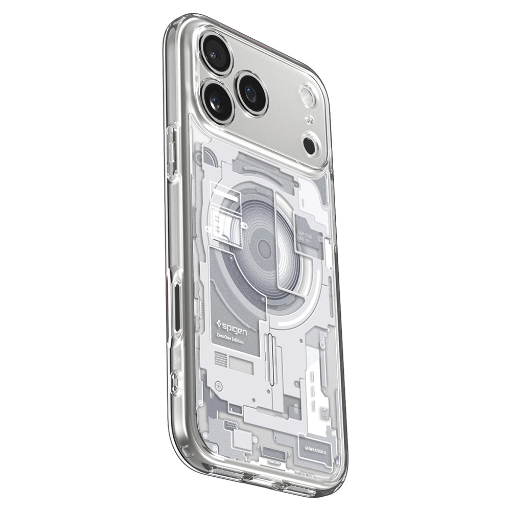Husa de protectie Spigen Ultra Hybrid compatibil cu iPhone 17 Pro / iPhone 18 Pro, Alb