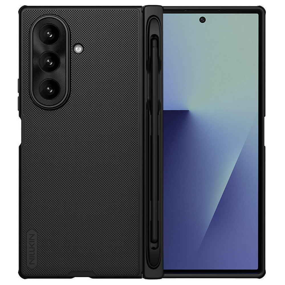 Husa de protectie Nillkin Super Frosted Shield Fold compatibil cu Samsung Galaxy Z Fold7, Negru