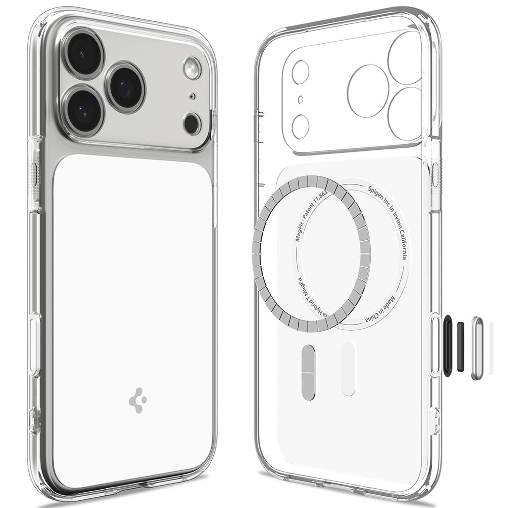 Husa de protectie Spigen Ultra Hybrid compatibil cu iPhone 17 Pro Max / iPhone 18 Pro Max, Alb