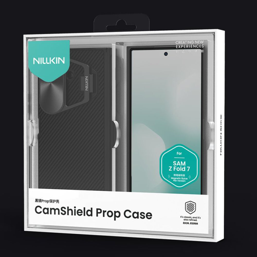 Husa de protectie Nillkin CamShield Prop compatibil cu Samsung Galaxy Z Fold7, Negru