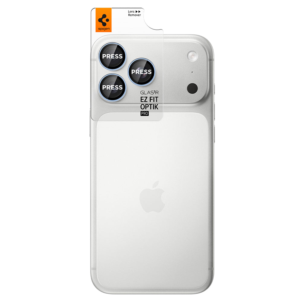 Folie de protectie Spigen Optik.tR compatibil cu iPhone 18 Pro / iPhone 18 Pro Max, Albastru