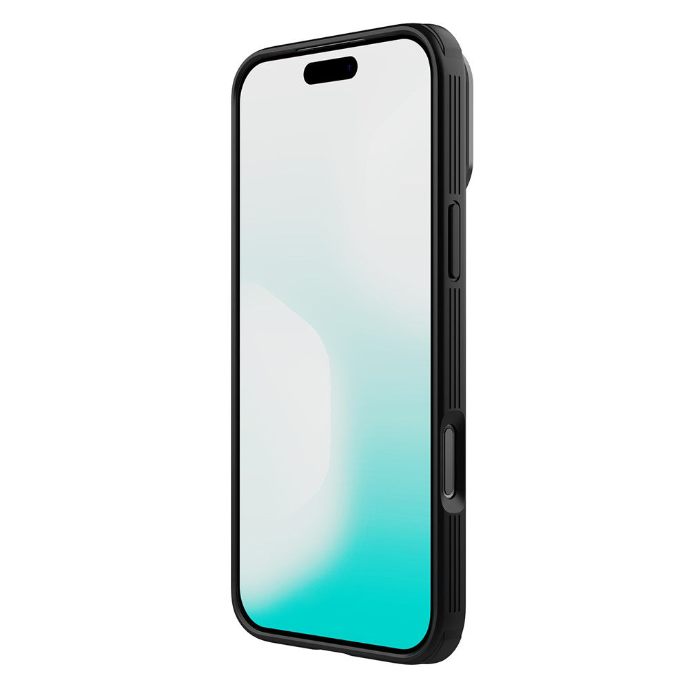 Husa de protectie Nillkin CamShield Prop compatibil cu iPhone 17 Pro / iPhone 18 Pro, Negru Transparent