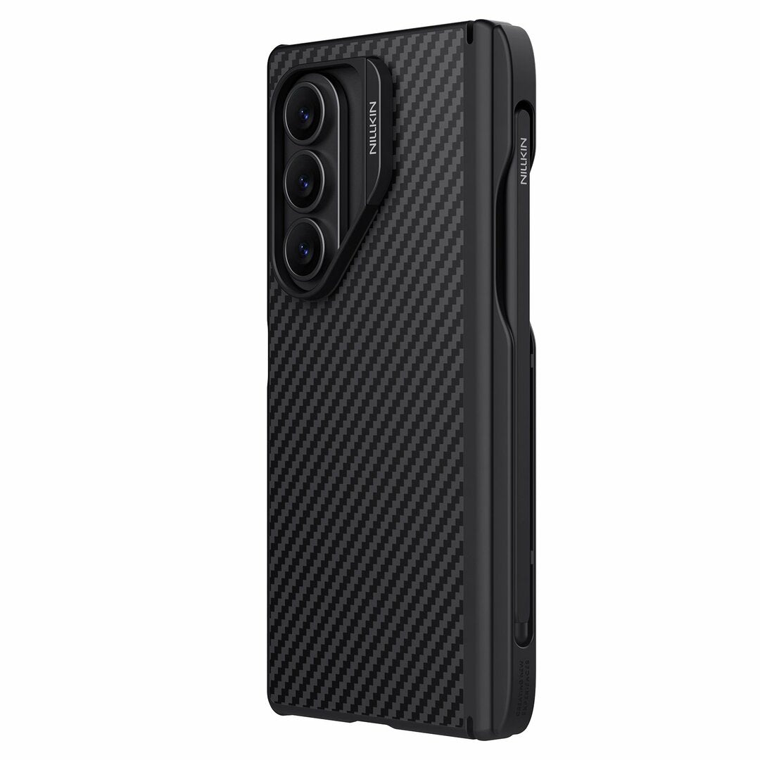 Husa de protectie Nillkin Synthetic Fiber Pro compatibil cu Samsung Galaxy Z Fold7, Negru