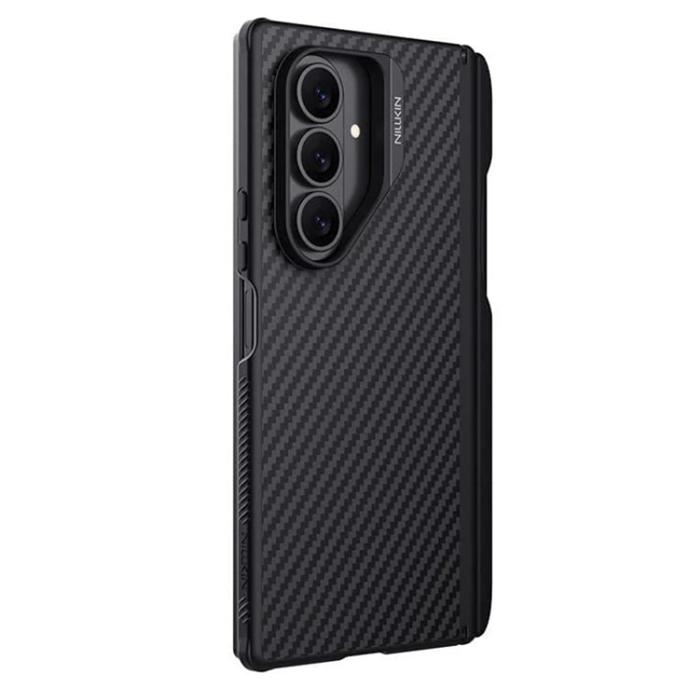 Husa de protectie Nillkin Synthetic Fiber Pro compatibil cu Samsung Galaxy Z Fold7, Negru