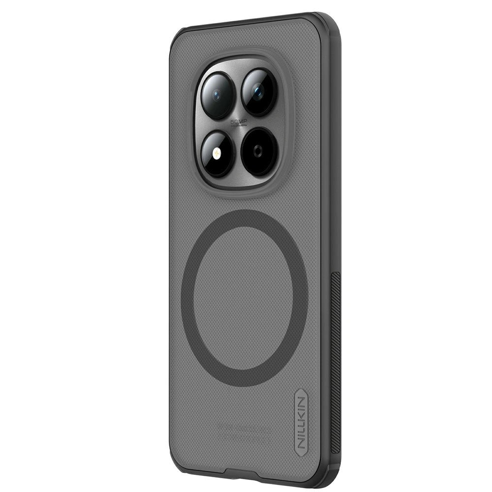 Husa de protectie Nillkin Super Frosted Shield Pro Magnetic compatibil cu Xiaomi Redmi Note 15 Pro+ 5G, Negru Transparent