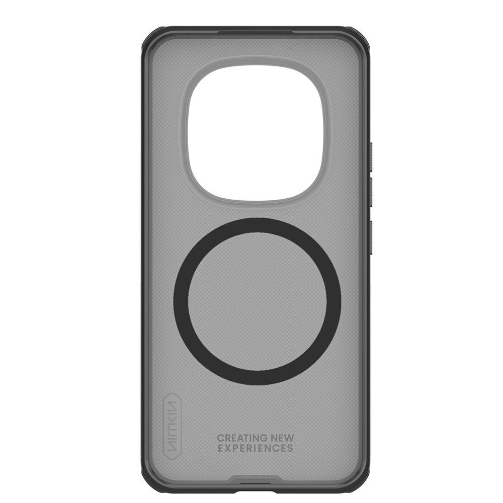 Husa de protectie Nillkin Super Frosted Shield Pro Magnetic compatibil cu Xiaomi Redmi Note 15 Pro+ 5G, Negru Transparent