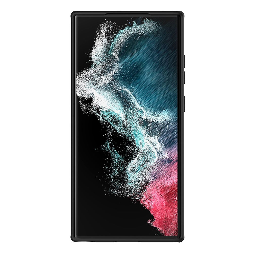 Husa de protectie Nillkin Super Frosted Shield Pro compatibil cu Samsung Galaxy S23 Ultra, Negru