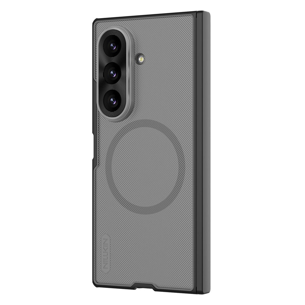 Husa de protectie Nillkin Super Frosted Shield Fold Magnetic compatibil cu Samsung Galaxy Z Fold8 Ultra, Negru Transparent