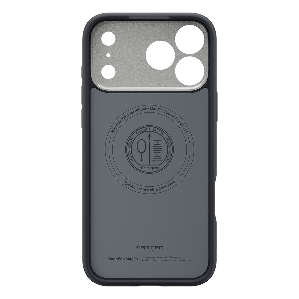 Husa de protectie Spigen Caseology Nano Pop compatibil cu iPhone 17 Pro Max / iPhone 18 Pro Max, Negru