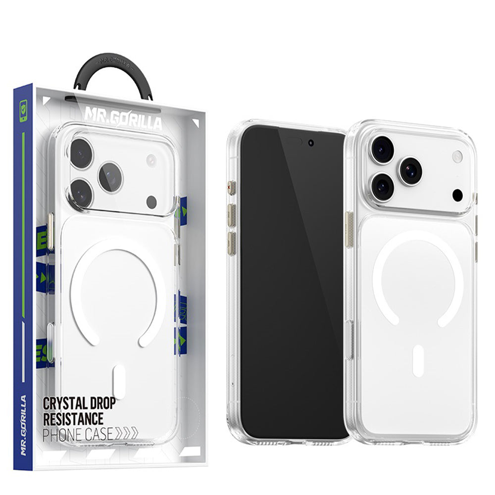 Husa de protectie Blueo Crystal+ compatibil cu iPhone 17 Pro / iPhone 18 Pro, Transparent
