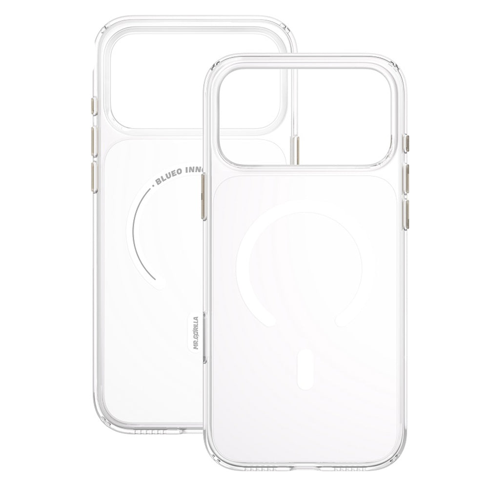 Husa de protectie Blueo Crystal+ compatibil cu iPhone 17 Pro / iPhone 18 Pro, Transparent