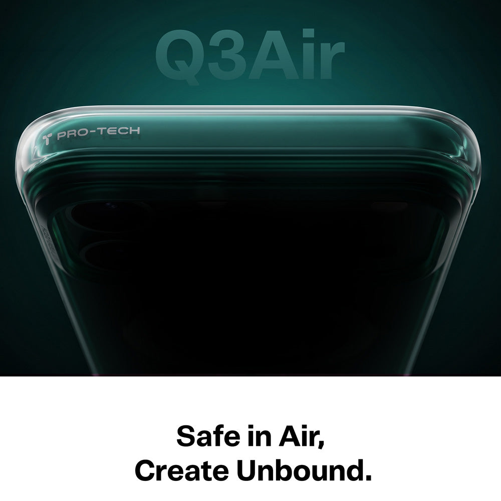 Husa de protectie Torras Ostand Q3 Air Series compatibil cu iPhone 18 Pro Max / iPhone 17 Pro Max, Verde