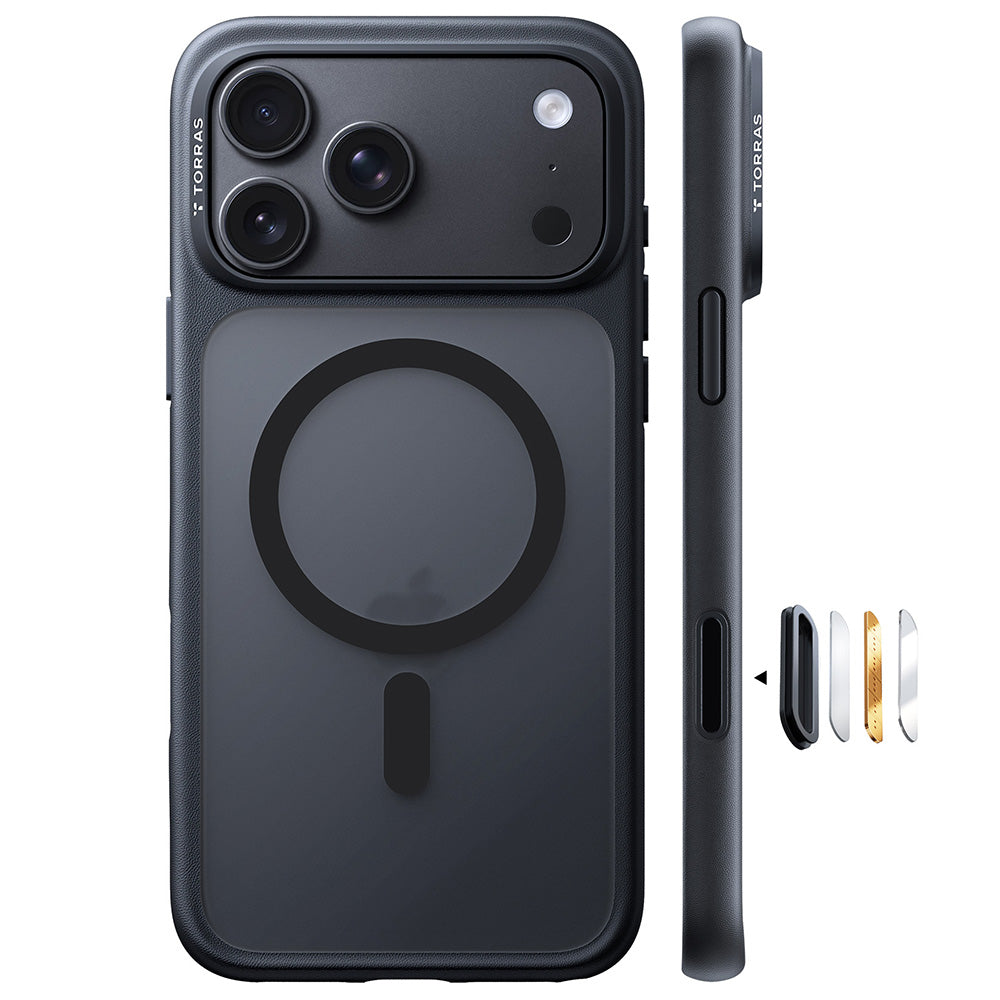 Husa de protectie Torras Guardian Magnetic compatibil cu iPhone 17 Pro Max / iPhone 18 Pro Max, Negru