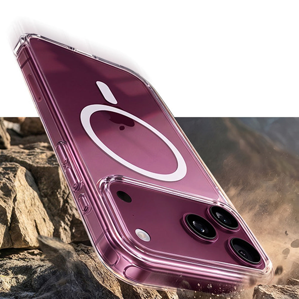 Husa de protectie Torras Guardian Magnetic compatibil cu iPhone 17 Pro / iPhone 18 Pro, Transparent
