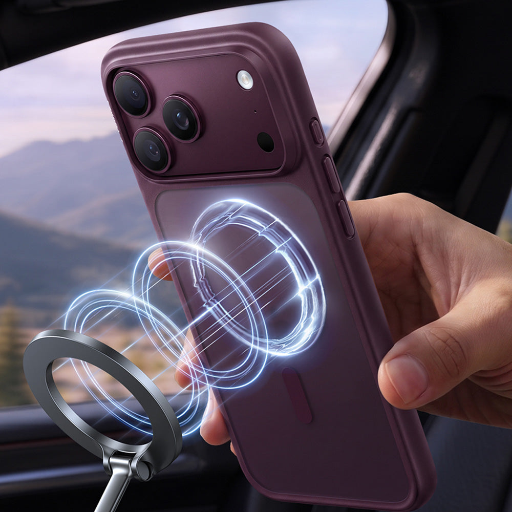 Husa de protectie Torras Guardian Magnetic compatibil cu iPhone 18 Pro Max / iPhone 17 Pro Max, Mov