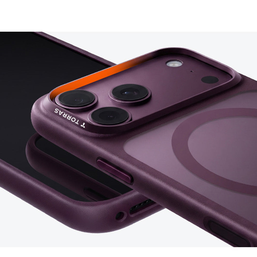 Husa de protectie Torras Guardian Magnetic compatibil cu iPhone 17 Pro / iPhone 18 Pro, Mov