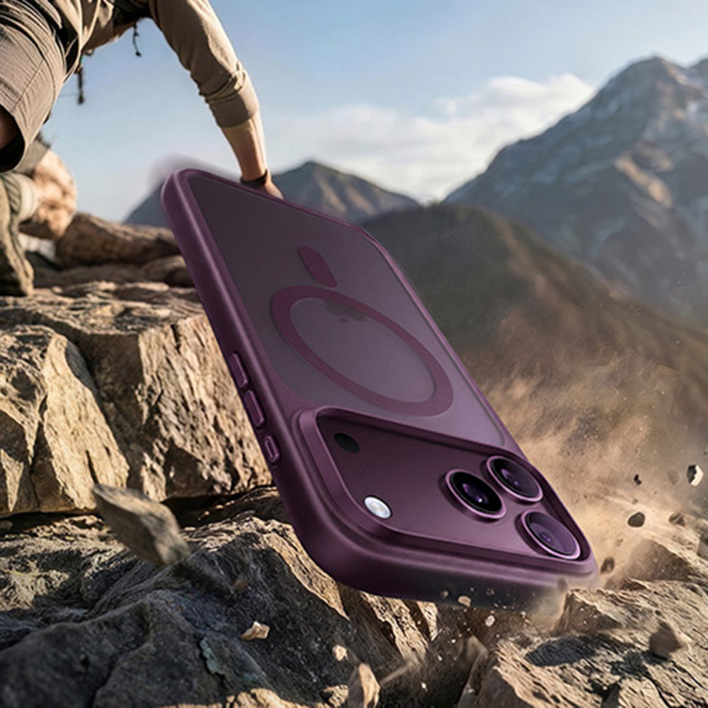 Husa de protectie Torras Guardian Magnetic compatibil cu iPhone 17 Pro / iPhone 18 Pro, Mov