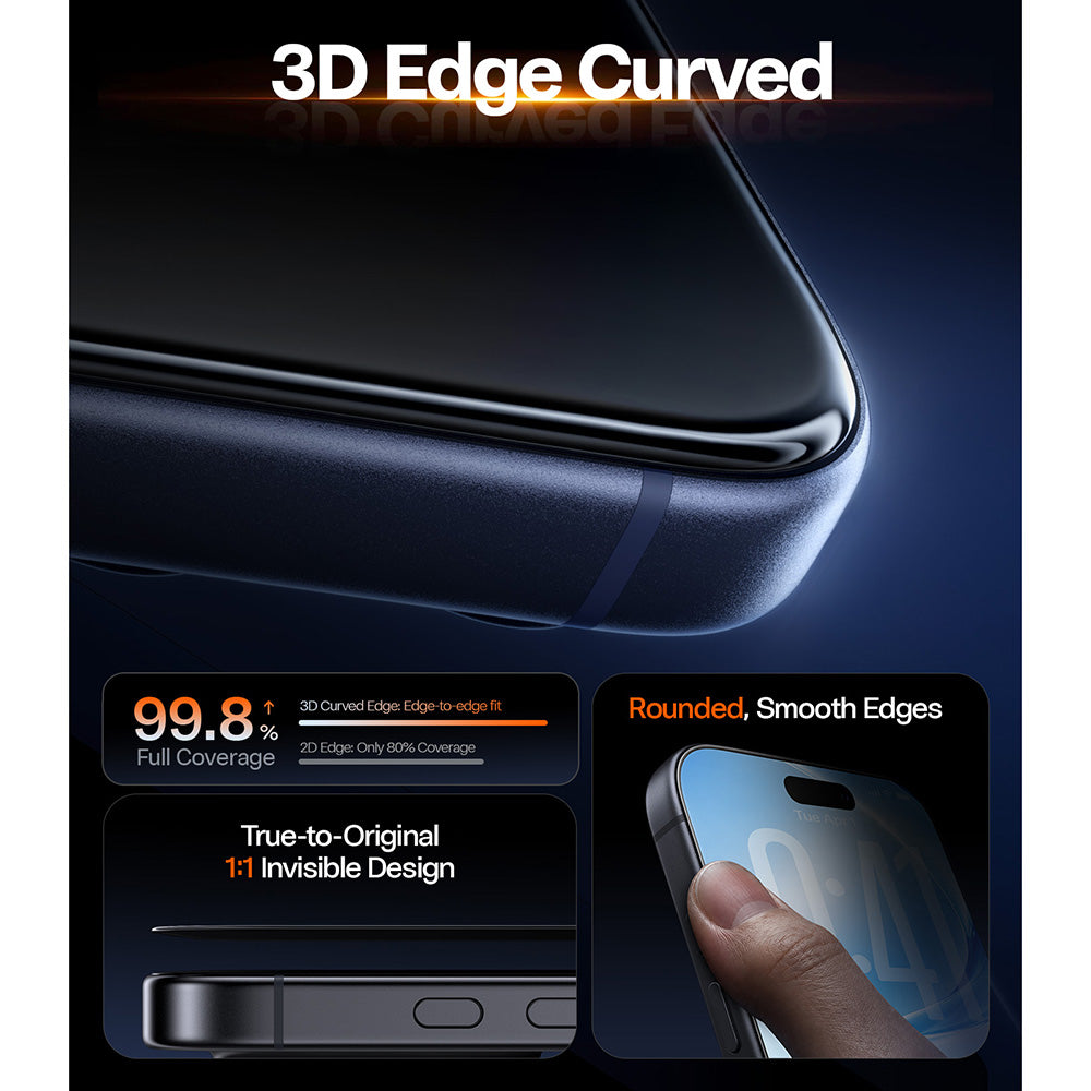 Folie de protectie Torras OrigArmor compatibil cu iPhone 17 Pro Max / iPhone 18 Pro Max, Transparent