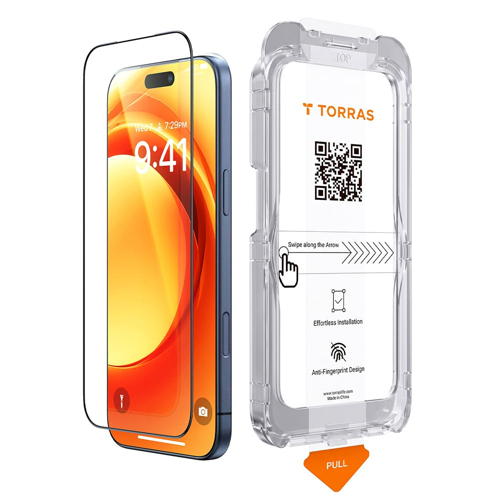 Folie de protectie Torras HD Shield compatibil cu iPhone 17 Pro Max / iPhone 18 Pro Max, Transparent