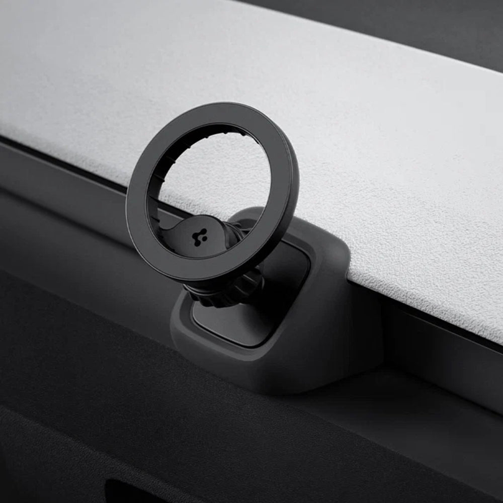 Suport Auto Spigen TAM100, MagSafe, Tesla Model 3 / Y, Negru