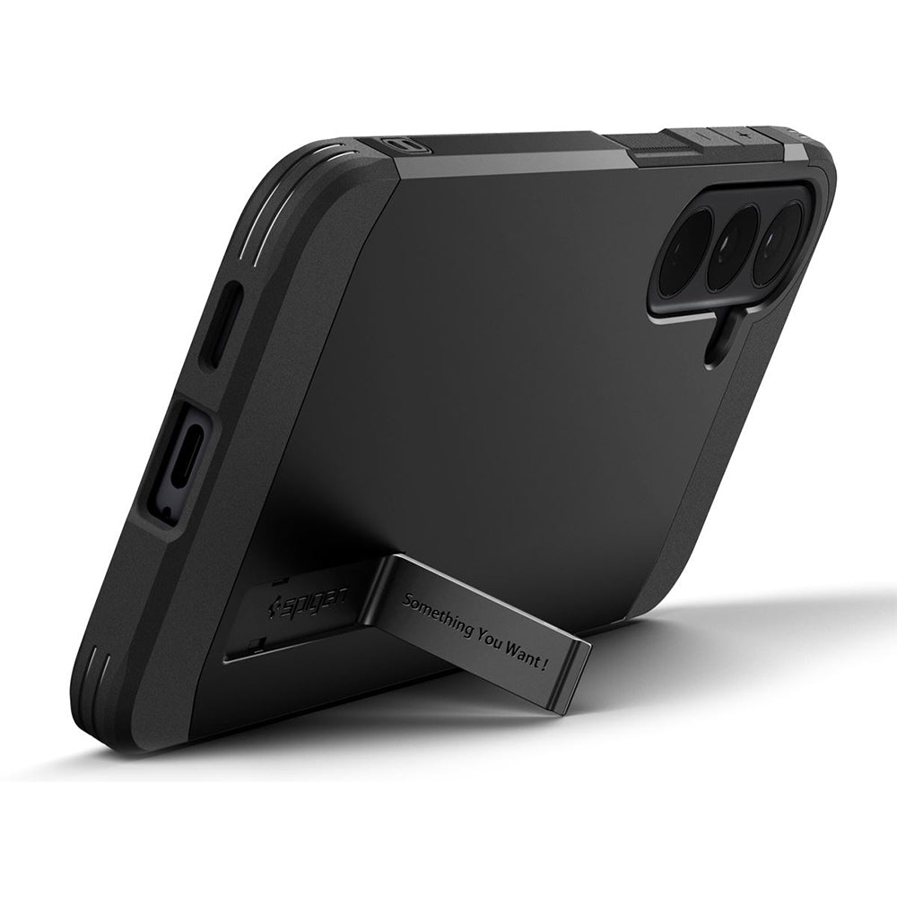 Husa de protectie Spigen Tough Armor compatibil cu Samsung Galaxy S26 FE, Negru
