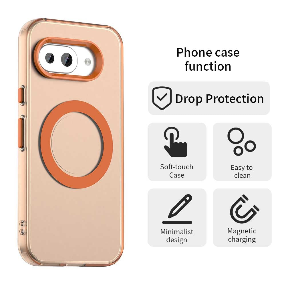 Husa de protectie Techsuit CandyCase MagSafe compatibil cu Google Pixel 10a, Portocaliu