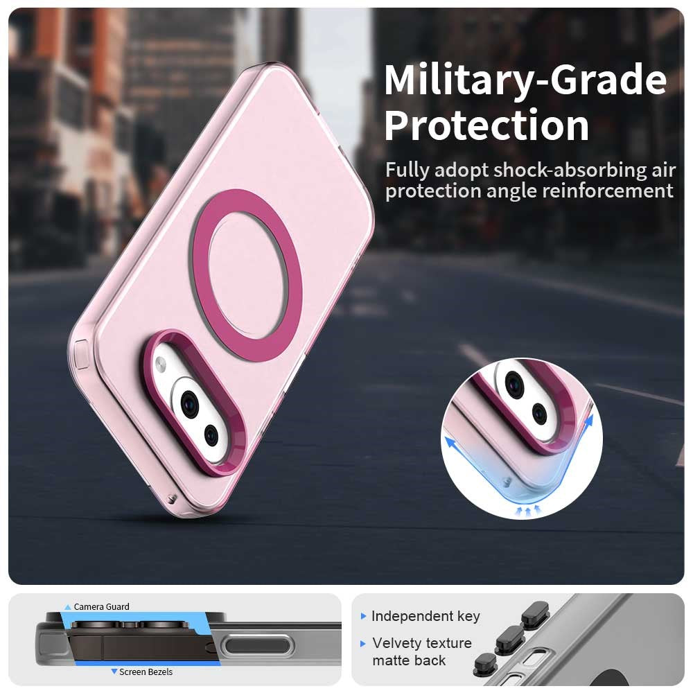 Husa de protectie Techsuit CandyCase MagSafe compatibil cu Google Pixel 10a, Roz