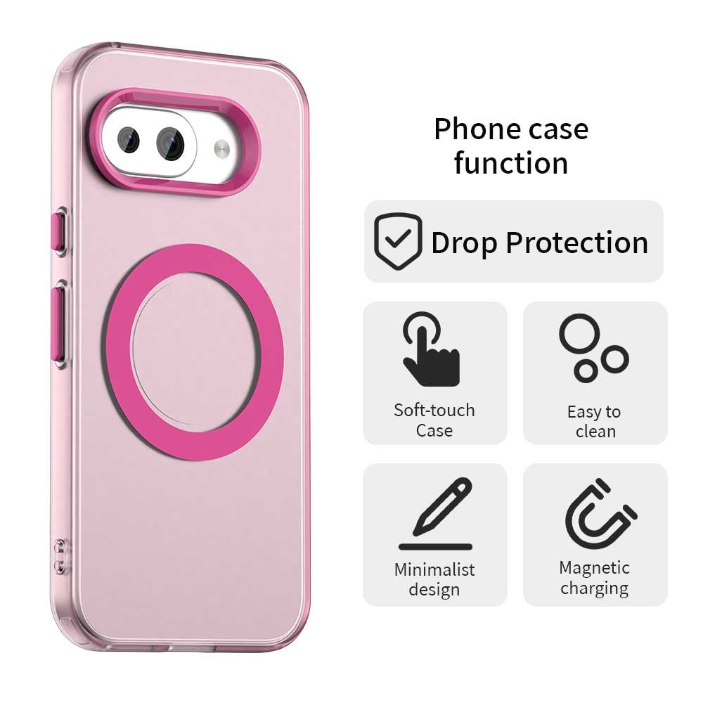 Husa de protectie Techsuit CandyCase MagSafe compatibil cu Google Pixel 10a, Roz
