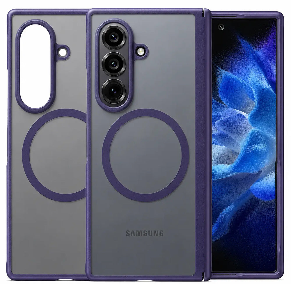 Husa de protectie Torras Guardian Magnetic compatibil cu Samsung Galaxy Z Fold8 Ultra, Mov
