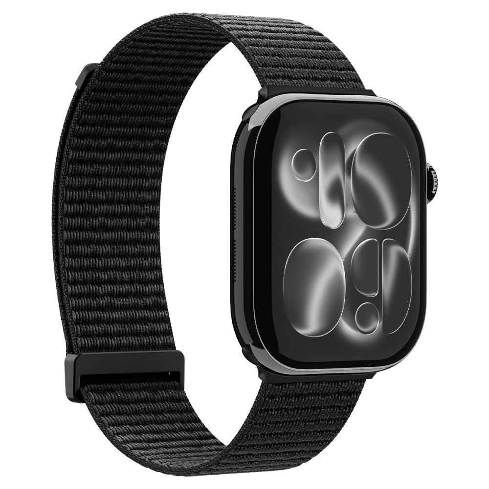 Curea pentru Apple Watch 11/10/9/8/7/SE (3/2/1 Gen)/6/5/4/(44mm/45mm)/ Ultra 3/2/1 (46mm/49mm) - Spigen Band WBF01 (AMP11833) - Black