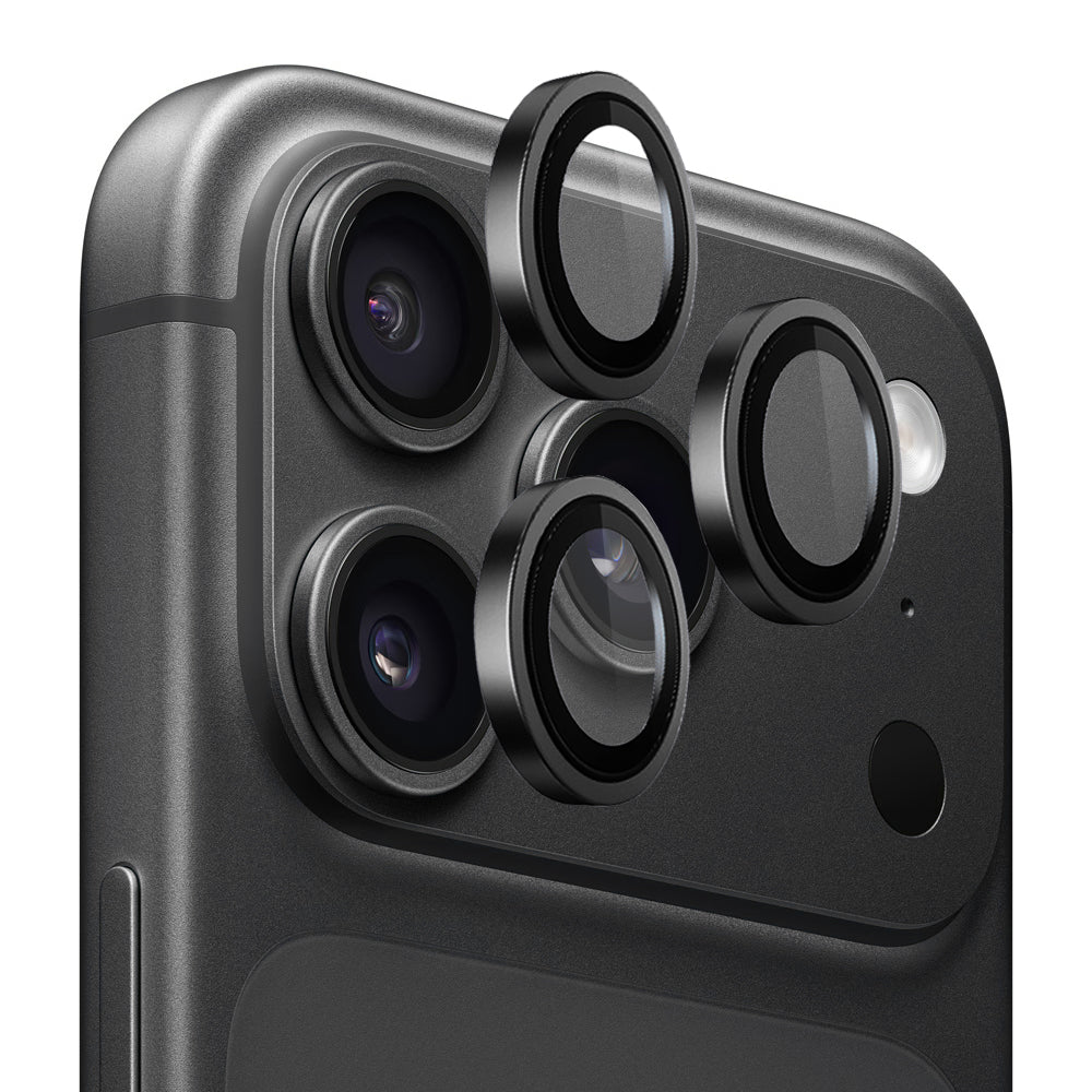 Folie de protectie Blueo Original Metal Frame compatibil cu iPhone 18 Pro / iPhone 18 Pro Max, Negru