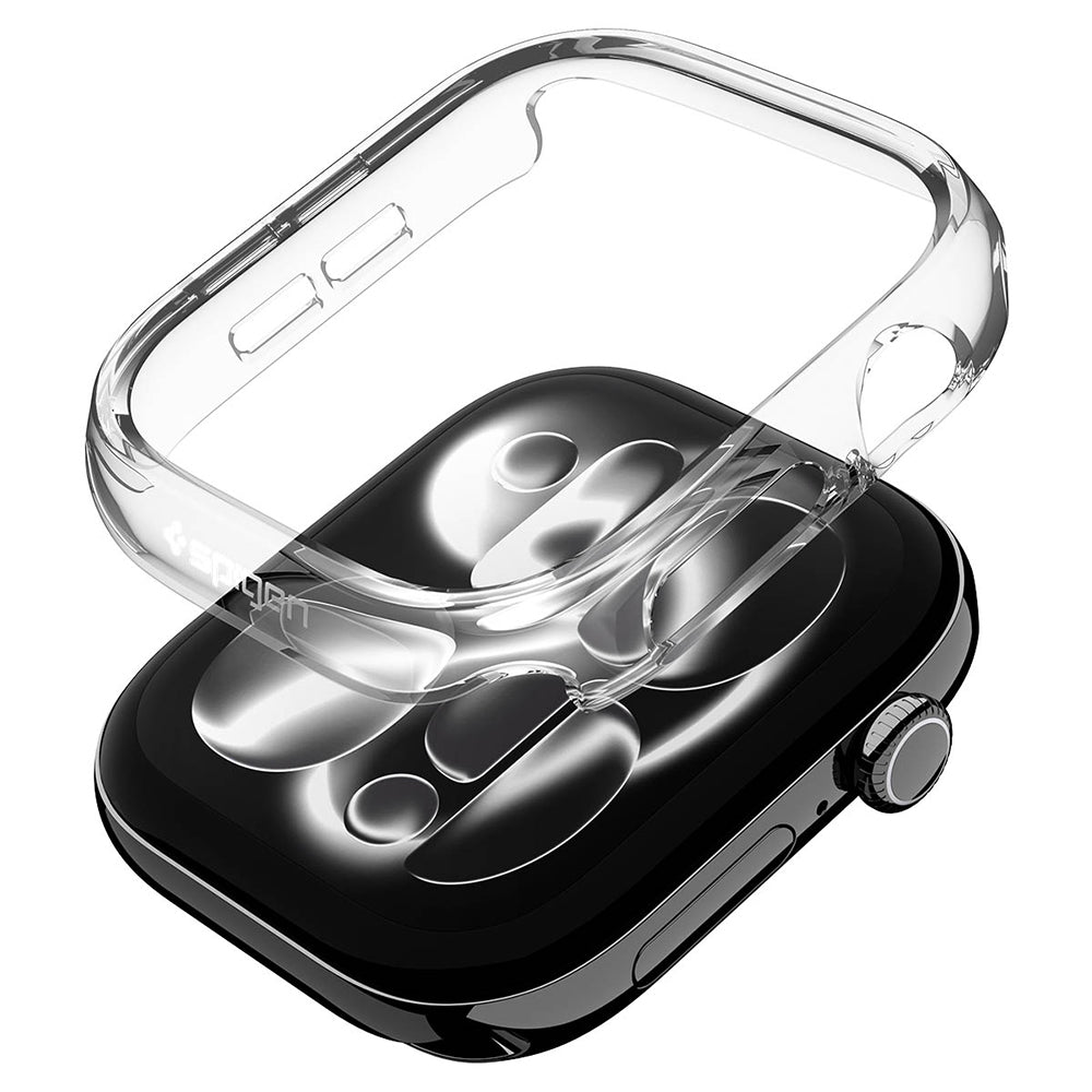 Husa smartwatch Spigen compatibil cu Apple Watch 12 42mm, Transparent