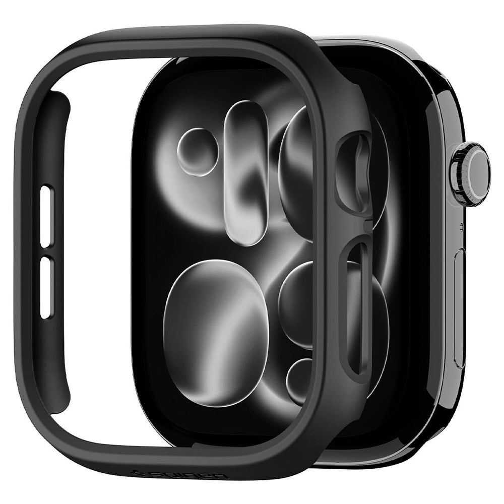 Husa smartwatch Apple Watch 12 46mm, Negru