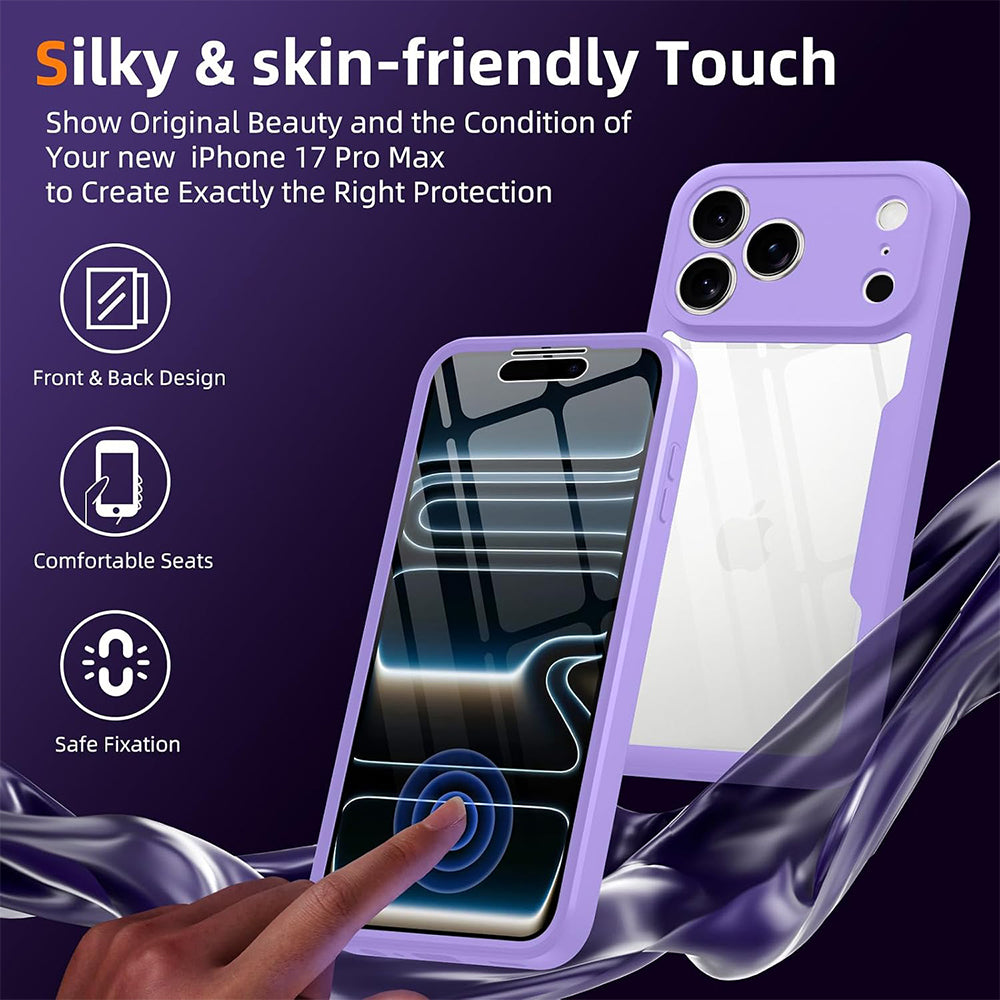 Husa de protectie Techsuit ColorVerse 360 compatibil cu iPhone 18 Pro Max / iPhone 17 Pro Max, Mov