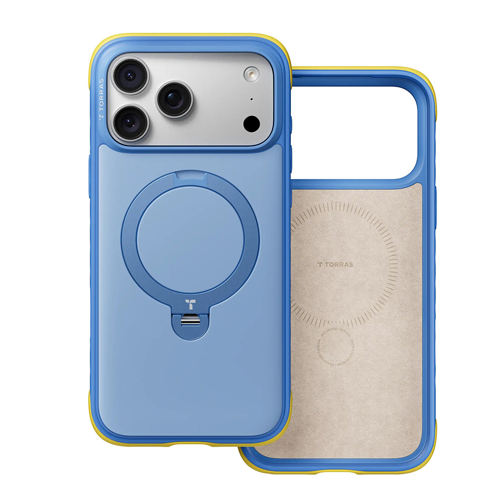 Husa de protectie Torras Ostand Q3 compatibil cu iPhone 17 Pro / iPhone 18 Pro, Mov