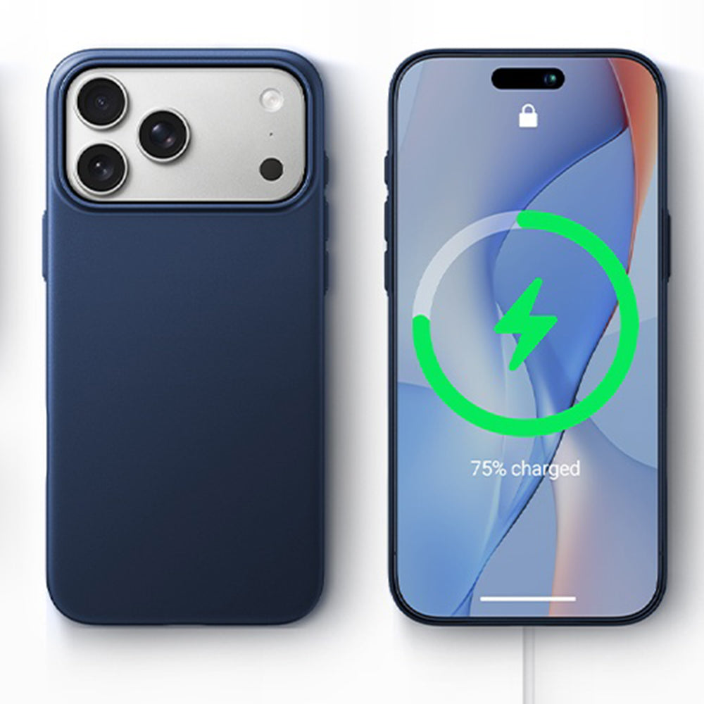 Husa de protectie Torras OriginFit-Mag compatibil cu iPhone 18 Pro / iPhone 17 Pro, Albastru