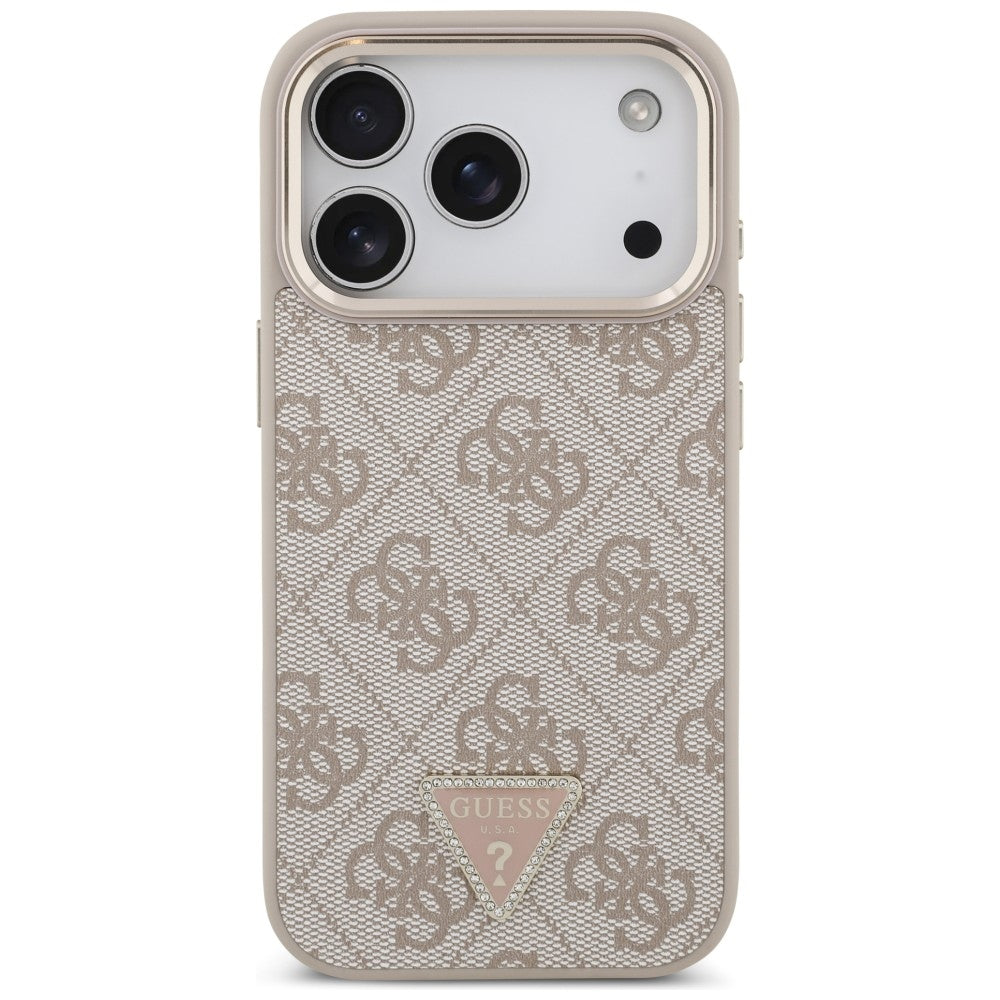 Husa de protectie Guess Hardcase 4G compatibil cu iPhone 18 Pro / iPhone 17 Pro, Roz